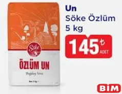 SÖKE ÖZLÜM UN 5 KG fiyat ve kampanya bilgisi
